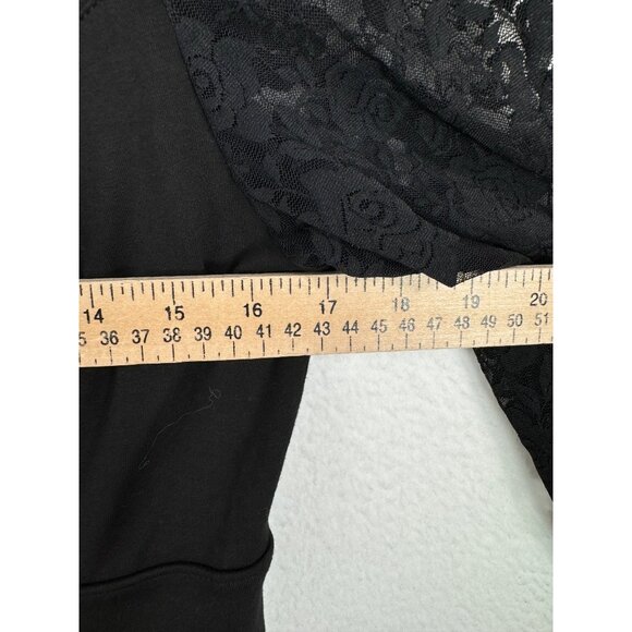 Tripp NYC Black Double Corset Front Hi-Low Hem Dress goth black sz M - Picture 6 of 13